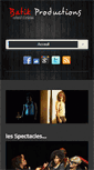 Mobile Screenshot of batikproductions.fr